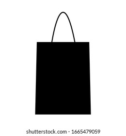 Shopping bag vector design for online shopping.