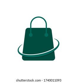 shopping bag vector design template illustration