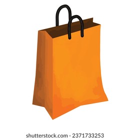 shopping bag vector draw paint designs