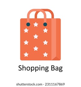 Icono plano de diseño de vectores de bolsos de compras. Símbolo de comercio y compras sobre fondo blanco Archivo EPS 10