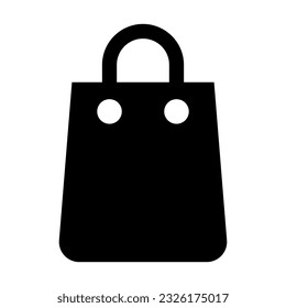 Shopping Bag Vector Glyph Icon For Personal And Commercial Use.
