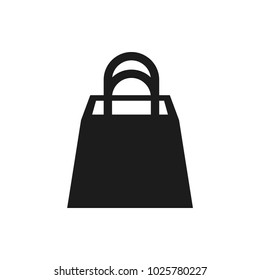 shopping bag vector icon