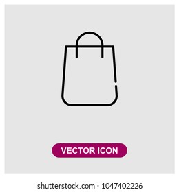 Shopping Bag Vector Icon