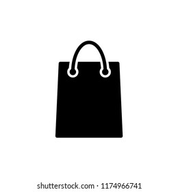 Shopping bag - Vector icon.