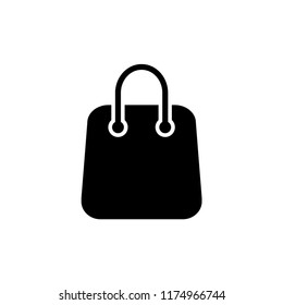 Shopping bag - Vector icon.