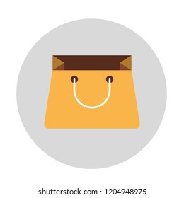 shopping bag vector icon