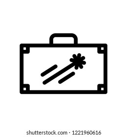 Shopping bag vector icon