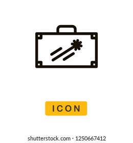 Shopping bag vector icon