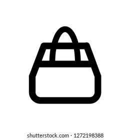 shopping bag vector icon