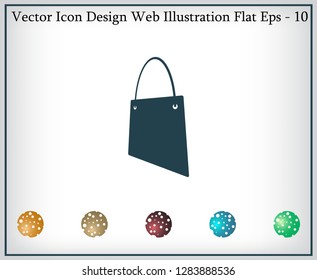 shopping bag - vector icon