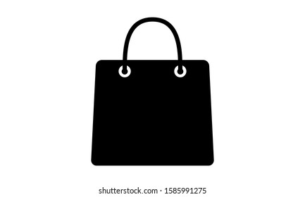 Shopping bag - vector icon