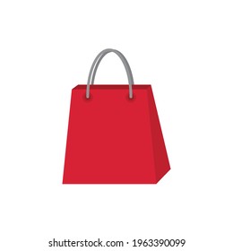 shopping bag  - vector icon