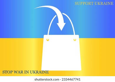 shopping bag - vector icon