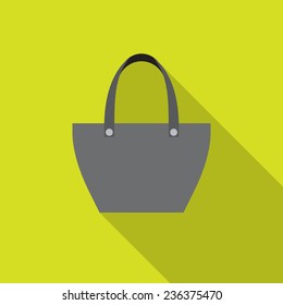 shopping bag - vector icon