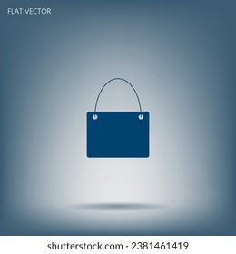 shopping bag - vector icon