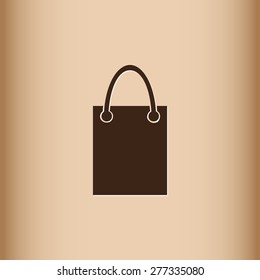 Shopping bag  vector icon