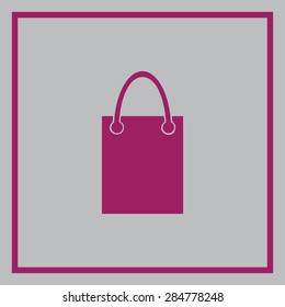 Shopping bag  vector icon