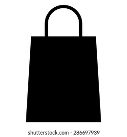 shopping bag - vector icon