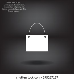 shopping bag - vector icon