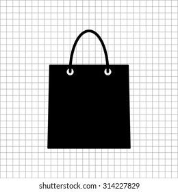 shopping bag- vector icon