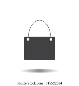 shopping bag - vector icon
