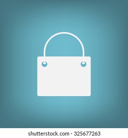 shopping bag - vector icon