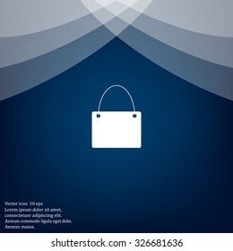 shopping bag - vector icon