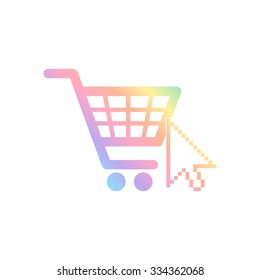 shopping bag  - vector icon