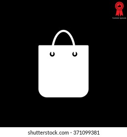 shopping bag - vector icon