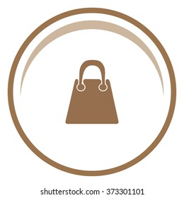 Shopping bag. Vector icon.