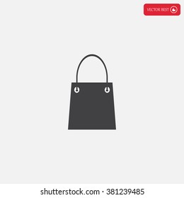 shopping bag - vector icon