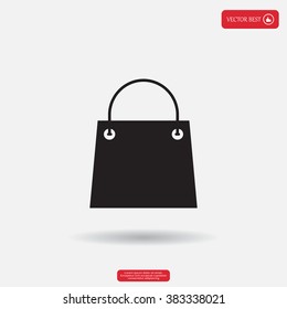 shopping bag - vector icon