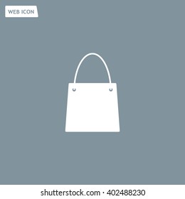 shopping bag - vector icon