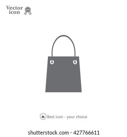 shopping bag - vector icon