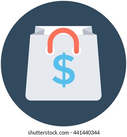 Shopping Bag Vector Icon