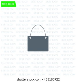 shopping bag - vector icon