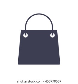 shopping bag - vector icon