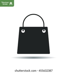 shopping bag - vector icon