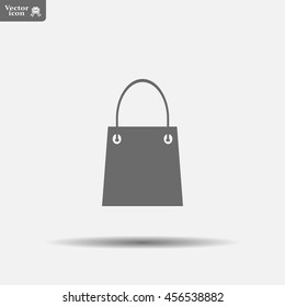shopping bag - vector icon