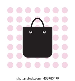 shopping bag - vector icon