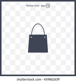 shopping bag - vector icon