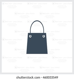shopping bag - vector icon
