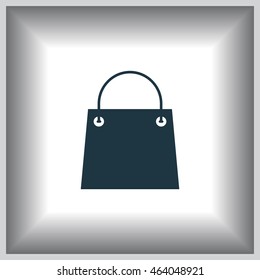 shopping bag - vector icon