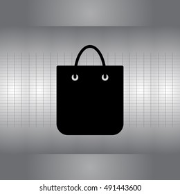 shopping bag - vector icon