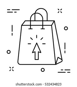 Shopping Bag Vector Icon