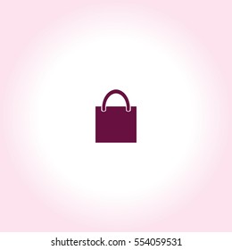 Shopping bag Vector Icon.