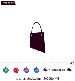 shopping bag - vector icon