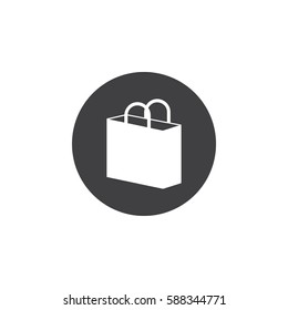 shopping bag - vector icon