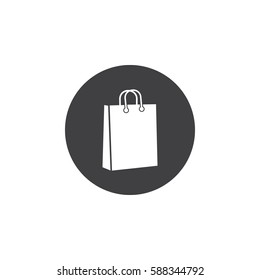 shopping bag - vector icon