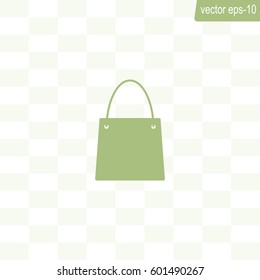 shopping bag - vector icon